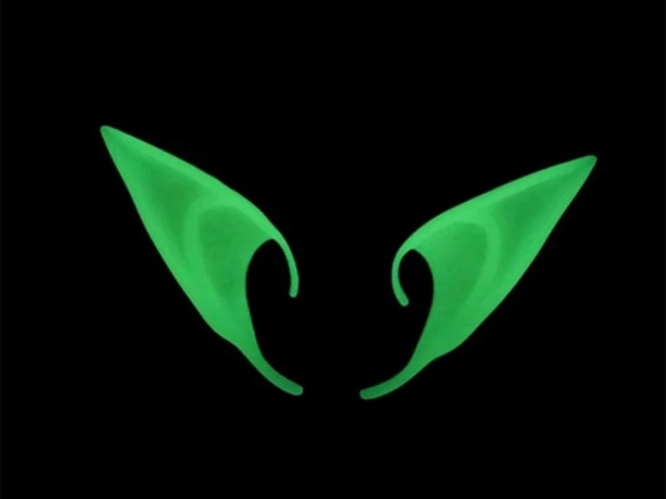 Gnomo artificial orejas de elfo brillantes