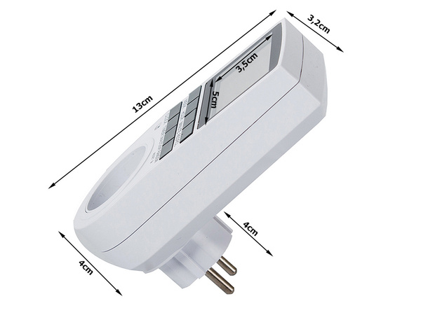 Časovač zapnutia a vypnutia lcd digitálny