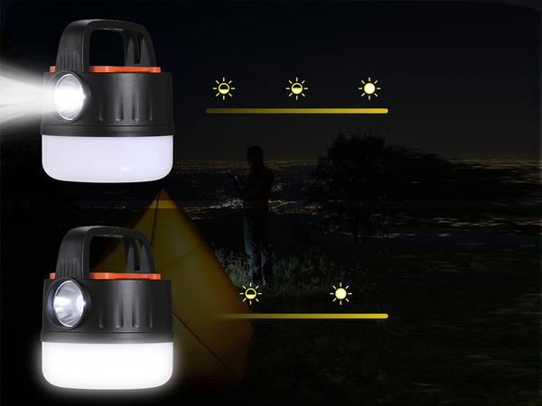 Camping lampă de camping reîncărcabilă led usb turist cârlig solar