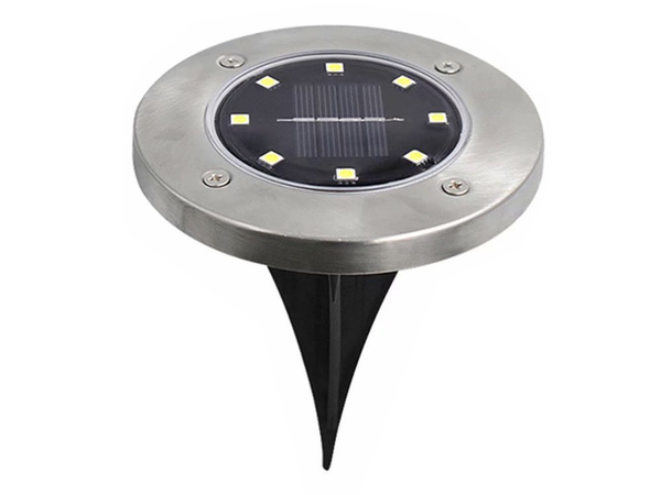 Solární disková zahradní světla twilight sensor 4ks