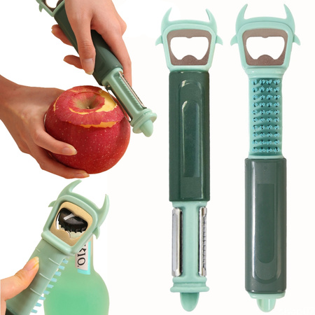 Vertical scraper for vegetables and fruit multifunctional steel scraper