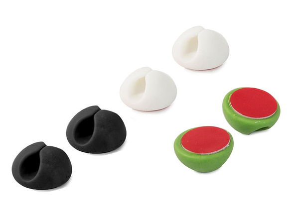 Porte-câbles organisateur pour câbles 6 pcs.