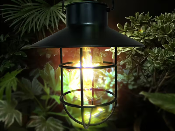 VINTAGE VEEKINDEL AIA RIPUTATAV PÄIKESEENERGIALINE LAMP HÄMARAANDURIGA