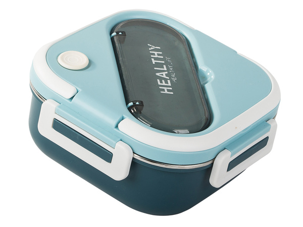 Caja para el desayuno con separadores recipiente para cubiertos lunchbox para microondas 1000 ml