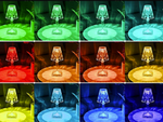 Lauavalgusti led crystal rgb usb kaugjuhtimispult