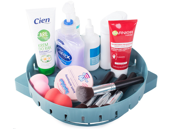 Kúpeľňový otočný regál kuchynský organizér