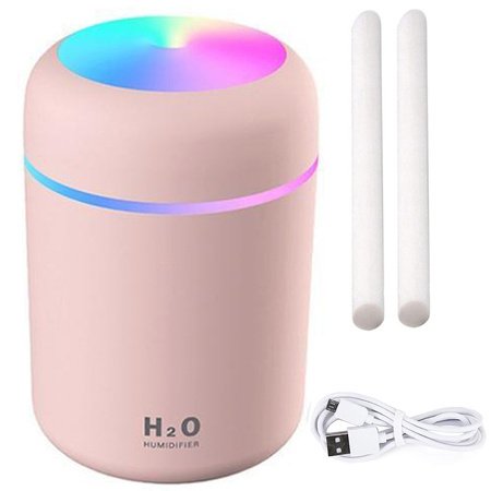 Mini humidifier air diffuser aromatherapy mist usb rgb