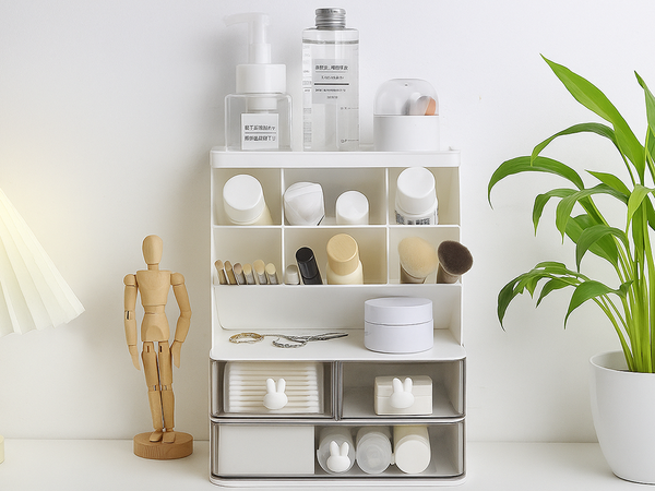 Armoire à outils organiseur de bureau étagères pour cosmétiques petits objets tiroirs