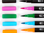 SET DE FEUTRES 100 COULEURS FEUTRES AQUARELLE DOUBLE FACE + ÉTUI