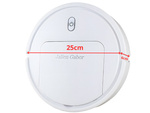 Automatic wireless electric cleaning robot vacuum cleaner, white
