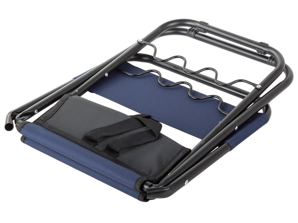 Rybárske kreslo so sklopným operadlom a rukoväťou