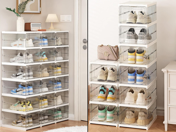 Schuhablage schuh-organisator abstellraum schrankregal 5 ebenen gross