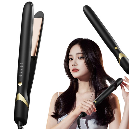 Lisseur en ceramique avec 2in1 control boucle et lisse les cheveux 140-220°c