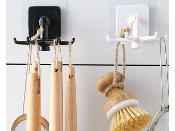 Support et organisateur rotatif pour salle de bain et cuisine