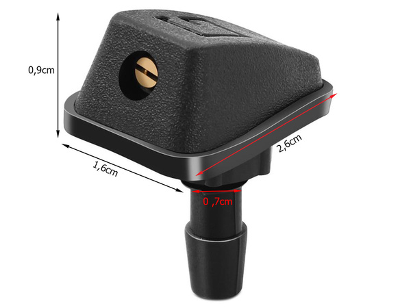 Universālas vējstikla mazgāšanas sprauslas miglotājs