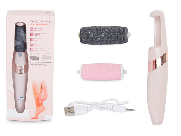 Electric heel file grinder led