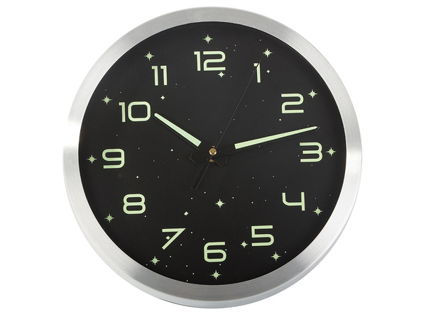 Grosse fluoreszente wanduhr licht-sterne 30cm