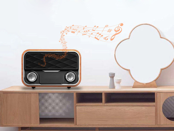 Köögiraadio fm kõlar kaasaskantav bluetooth aux