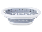 Laundry basket folding silicone bowl