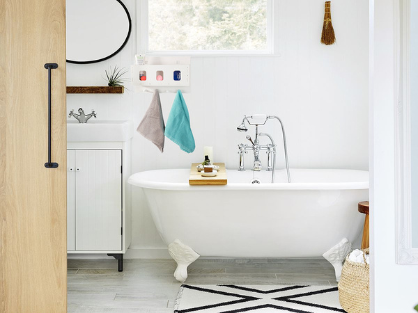 Organizador estante colgante mueble de baño