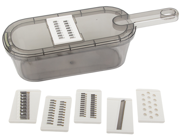 Multifunctional vegetable and fruit grater shredder slicer chopper