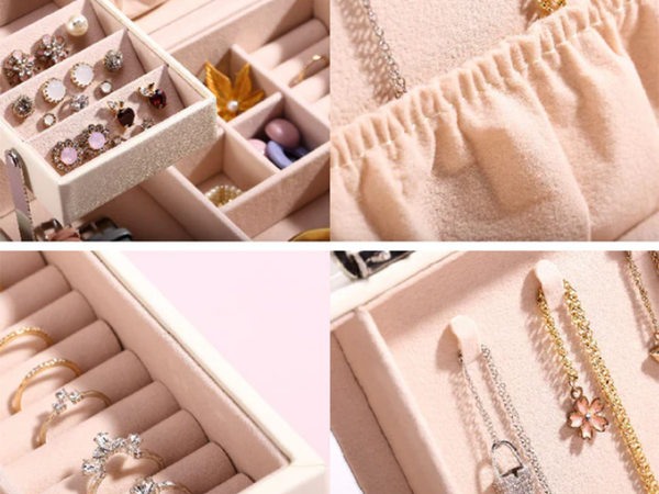 Jewellery box organiser box mirror case spacious box