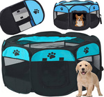 Enclos pliable pour chien lit pour animal de compagnie cage pour chat grand chenil léger