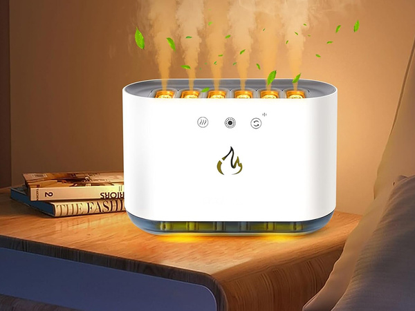 Compin levegő párásító diffúzor led fény rgb aromaterápia 6 fúvókák
