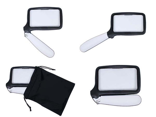 3x lupa s led osvětlením