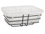 Loft panier métallique pour la cuisine pour fruits pain avec doublure