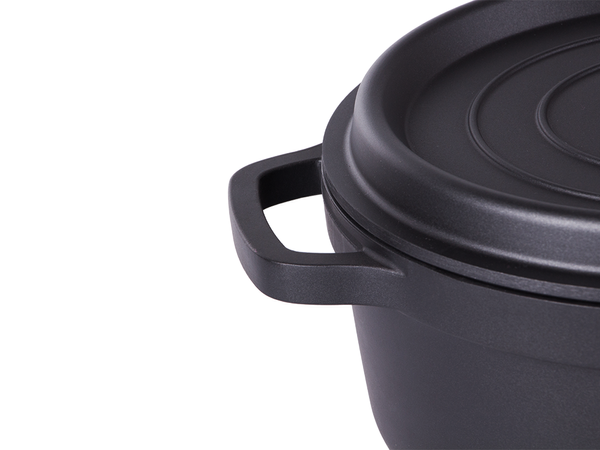 Lonec za peko s pokrovom 4l indukcijski aluminij