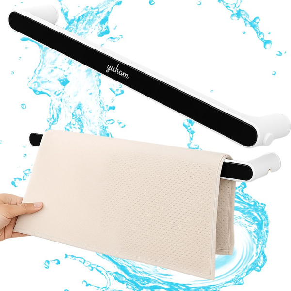 Toallero de baño de pared montaje adhesivo no invasivo