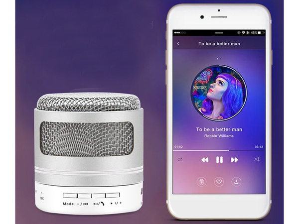 Bluetooth mini wireleless mp3 radio fm usb microsd connector