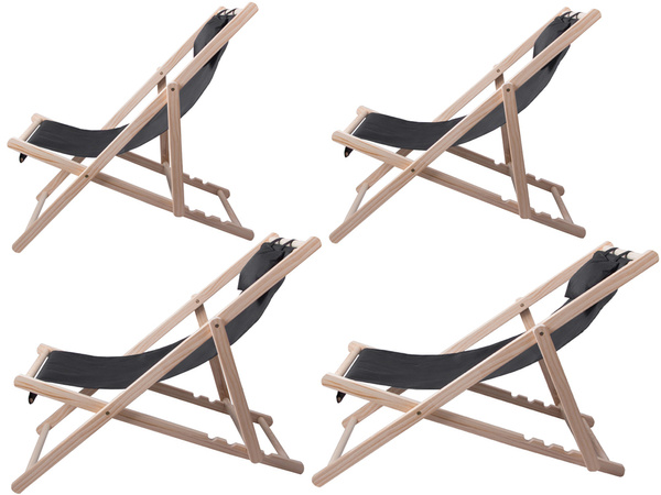 Chaise longue en bois chaise de plage chaise de jardin pliante coussin de plage