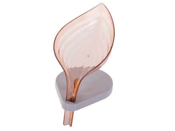 Soap leaf bath soap dish drain