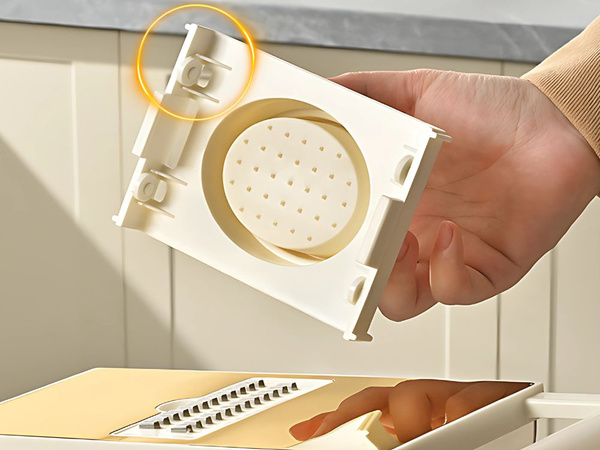 Rallador manual para verduras, cortador multifuncional con 6 cuchillas