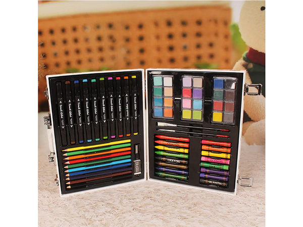 Artist's set for painting in case 64 pcs