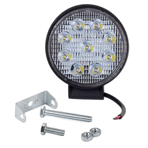 Arbeitsleuchte halogen rund 9 led 27w suchscheinwerfer