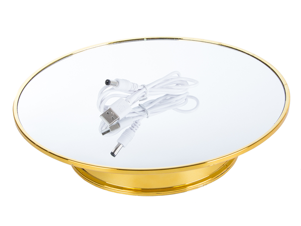 Obrotowa podstawka do zdjęć 360 stopni lustro