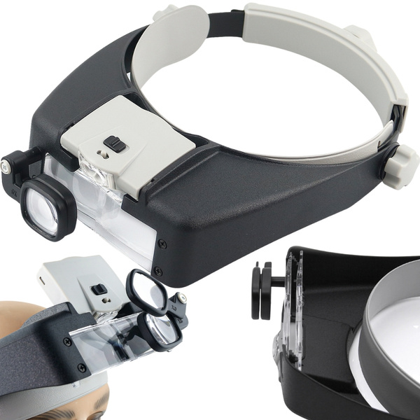 Headlight 2 led precision glasses 1.5x 17x