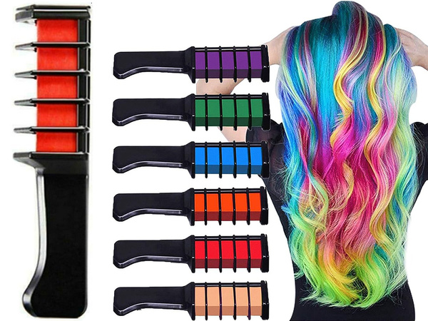 Umývateľná ceruzka na farbenie vlasov 10ks