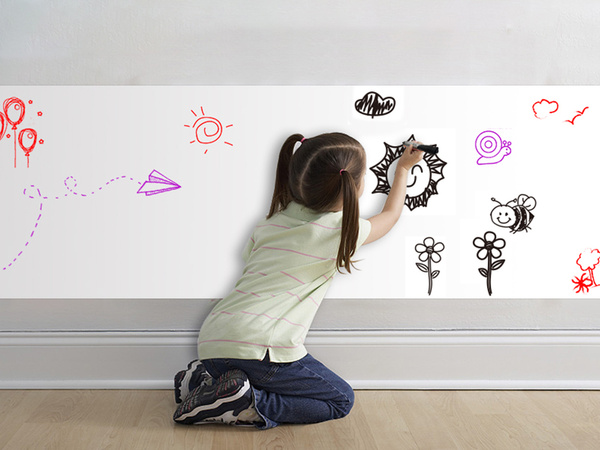 Tableau effaçable à sec autocollant 200x45 mazak