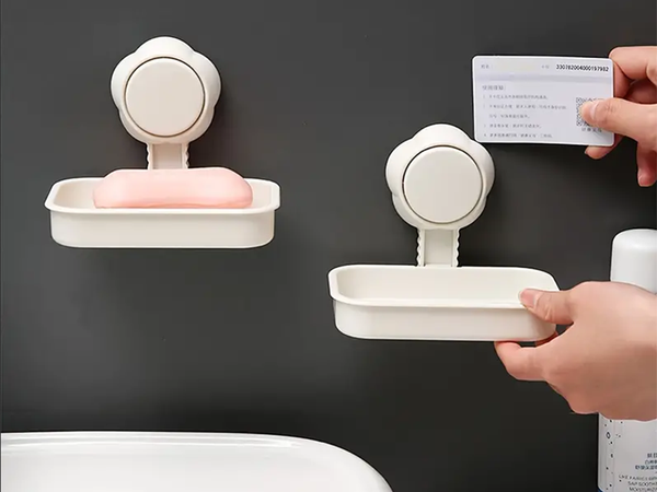 Přísavka na mýdlo koupelnová nástěnná miska na mýdlo