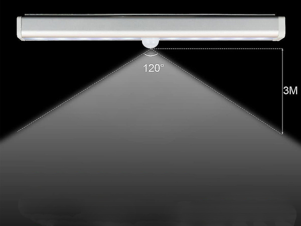 Self-adhesive cupboard rail light