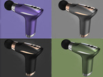 Pistol de masaj spate masager corp vibrații pistol set de 6 piese de mână