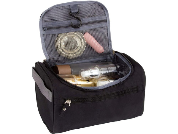 Reisekosmetiktasche ogranizer mit haken herren wasserdicht damen schwarz