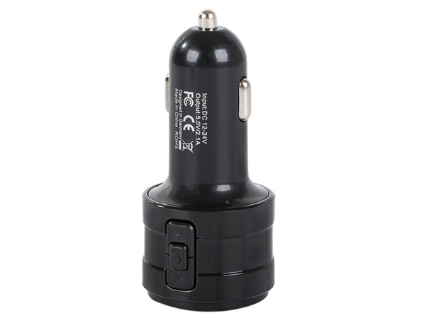 Chargeur fm transmitter mp3 bluetooth 2x usb audio car charger