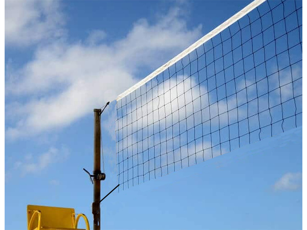Plasă de volei 9.5x1m cu frânghie și sac de plajă sport