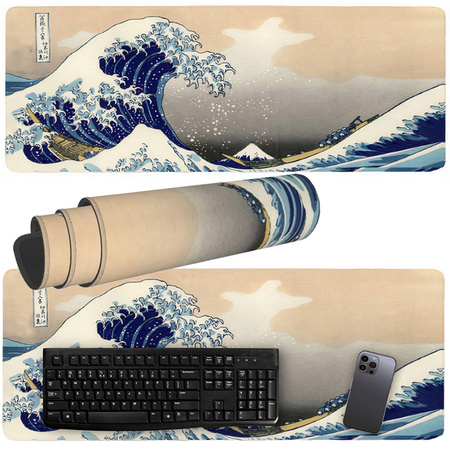 Didelis 80x30 backboard keyboard pad 80x30 big wave