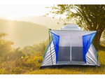 4-person iglo tent with canopy camping beach